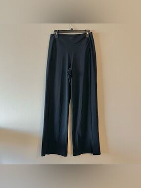 ATHLETA Cosmic Wide Leg Pants Work Travel Dark Navy Blue 8 Lightweight